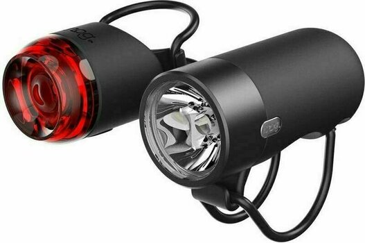 Oświetlenie rowerowe Knog Plug Black Front 250 lm / Rear 10 lm Oświetlenie rowerowe - 1