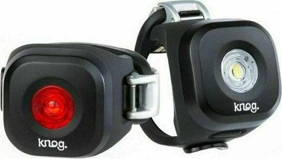 Fietslamp Knog Blinder Mini Dot Black Front 20 lm / Rear 11 lm Dot Fietslamp - 1