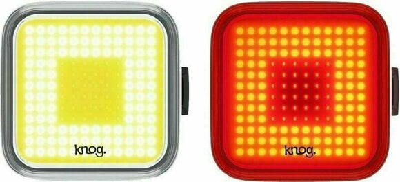 Cykellygte Knog Blinder Square Black Front 200 lm / Rear 100 lm Square Cykellygte - 1
