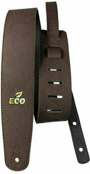 Leather guitar strap Basso Straps Eco 02 Leather guitar strap Brown - 1