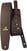Leather guitar strap Basso Straps Eco 02 Leather guitar strap Brown