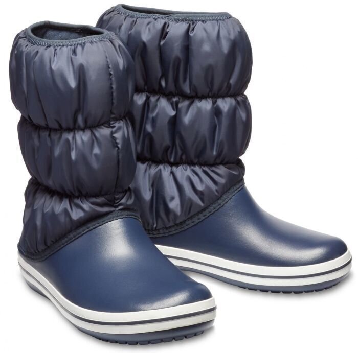 Дамски обувки Crocs Women's Winter Puff Boot Navy/White 37-38