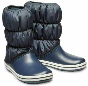 Ženski čevlji Crocs Women's Winter Puff Boot Navy/White 37-38 - 1