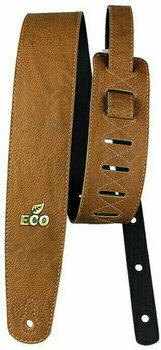 Leather guitar strap Basso Straps Eco 03 Leather guitar strap Whisky - 1