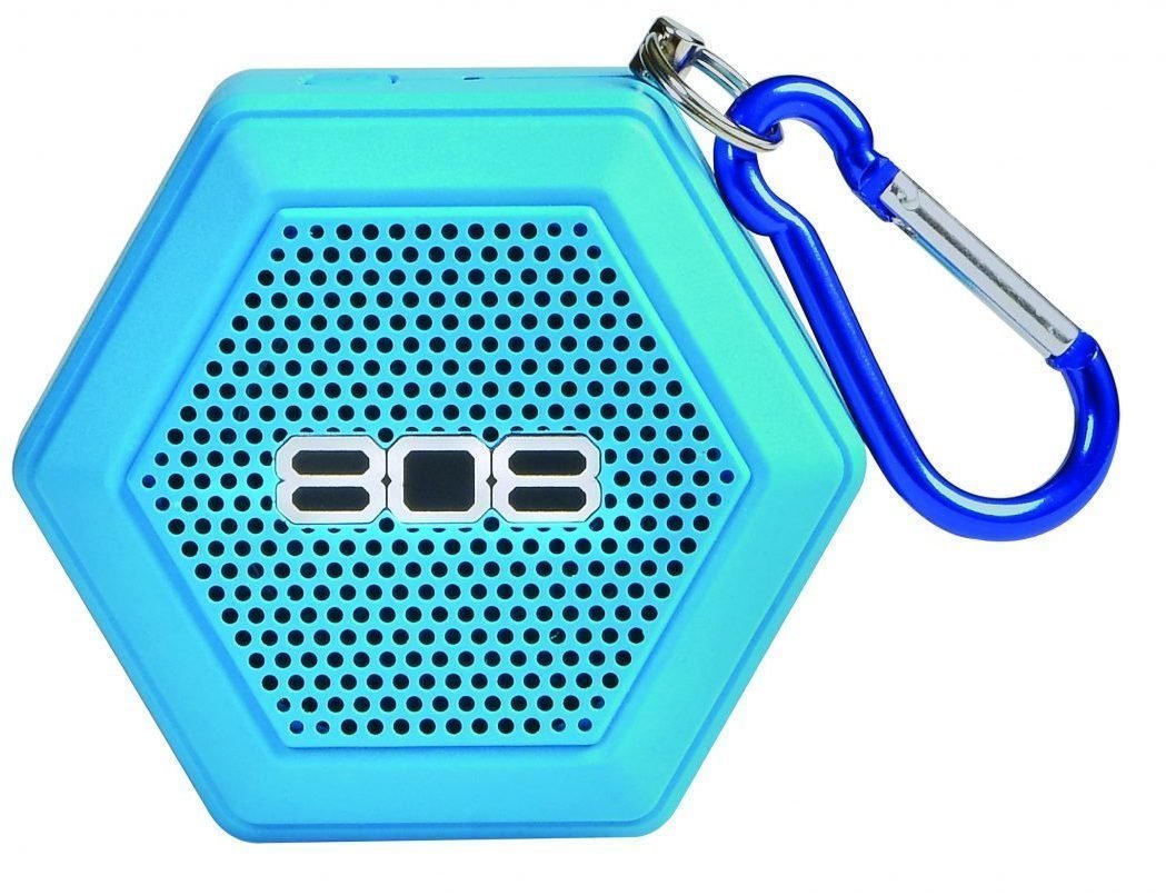 Enceintes portable 808 Audio SP50 Hex Tether Wireless Speaker Blue