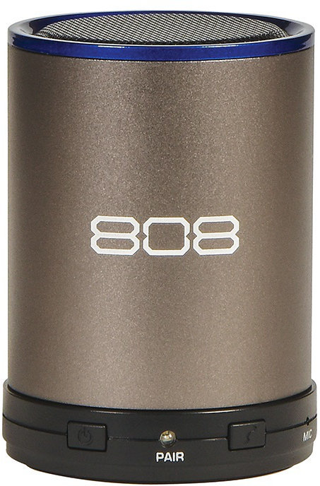 portable Speaker 808 Audio SP880 Canz Wireless Bluetooth Speaker Gun Metal