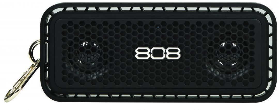 Portable Lautsprecher 808 Audio SPR100 XS Sport Rugged Wireless Speaker Black