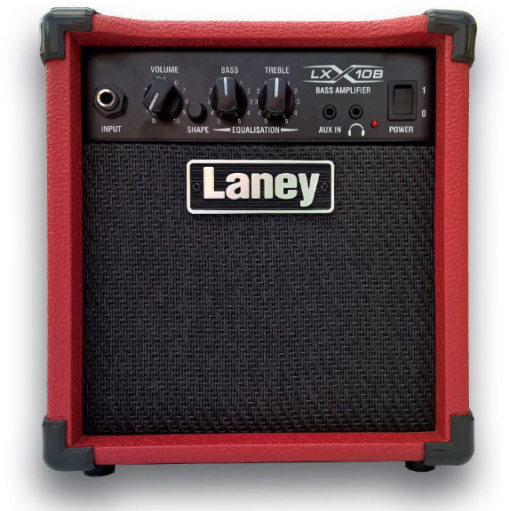 Malé baskytarové kombo Laney LX10B RD