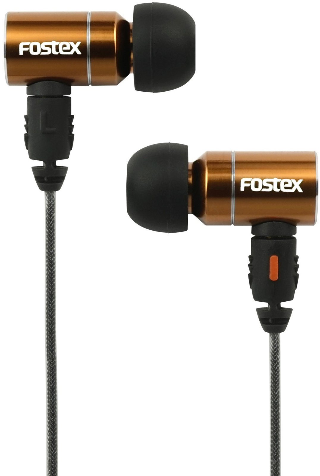 En la oreja los auriculares Fostex TE05BZ Stereo Earphones