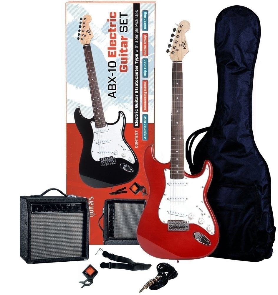 Electric guitar ABX 20 SET Red