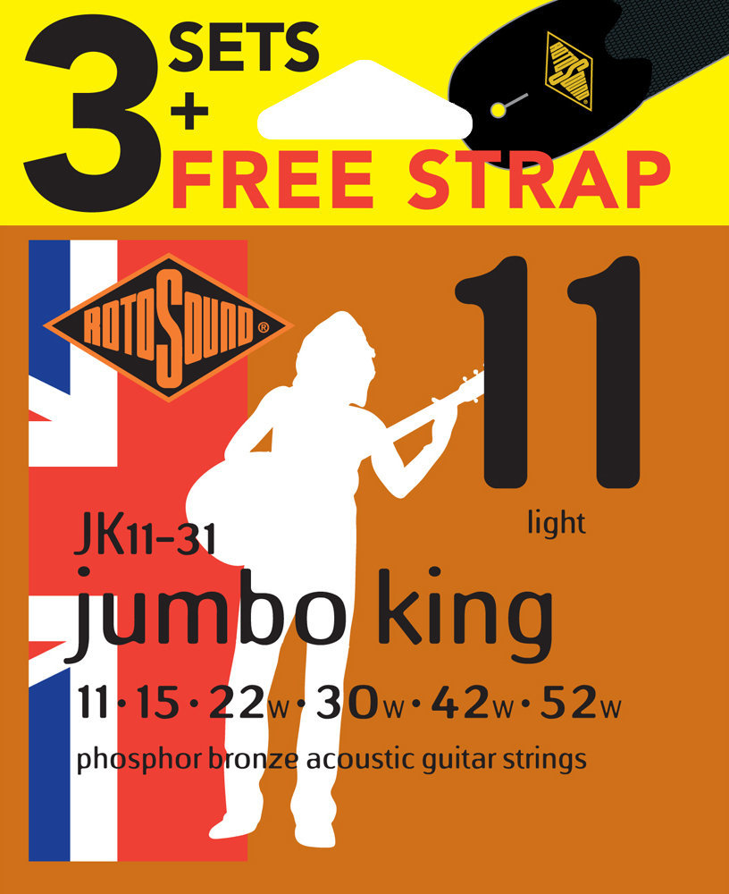 Struny pre akustickú gitaru Rotosound JK11-31