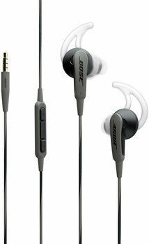 En la oreja los auriculares Bose Soundsport In-Ear Headphones Android Charcoal Black - 1
