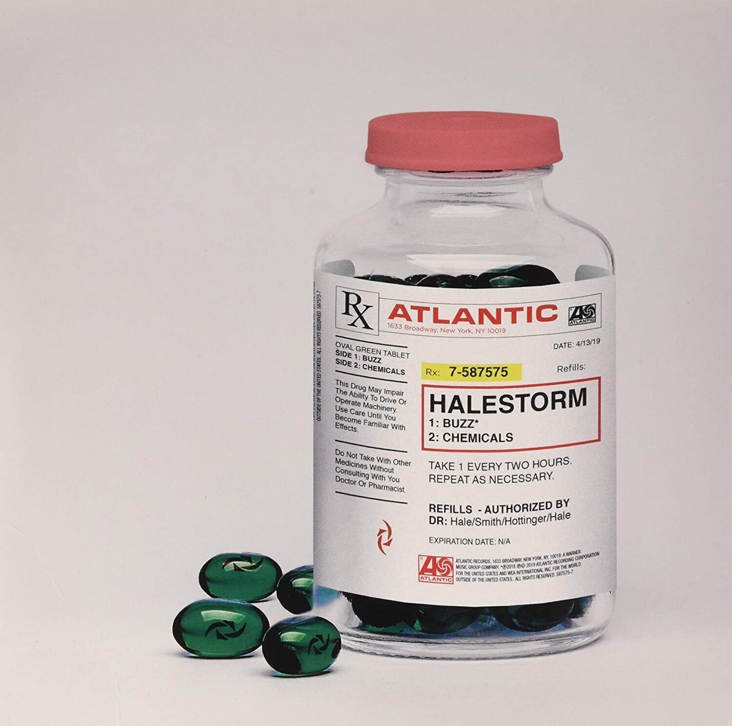 LP Halestorm - RSD - Buzz / Chemicals (7" Vinyl)