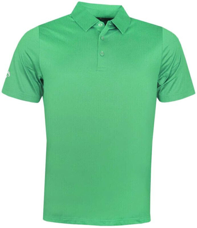 Camiseta polo Callaway Swingtech Solid Mens Polo Shirt Irish Green L