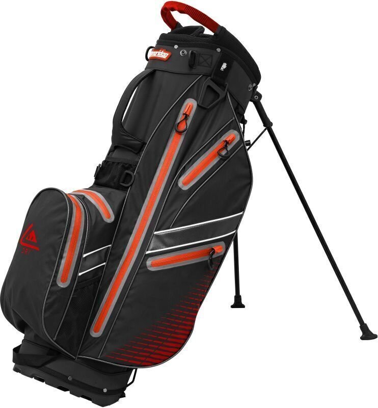 Чантa за голф Longridge Waterproof Black/Red Чантa за голф