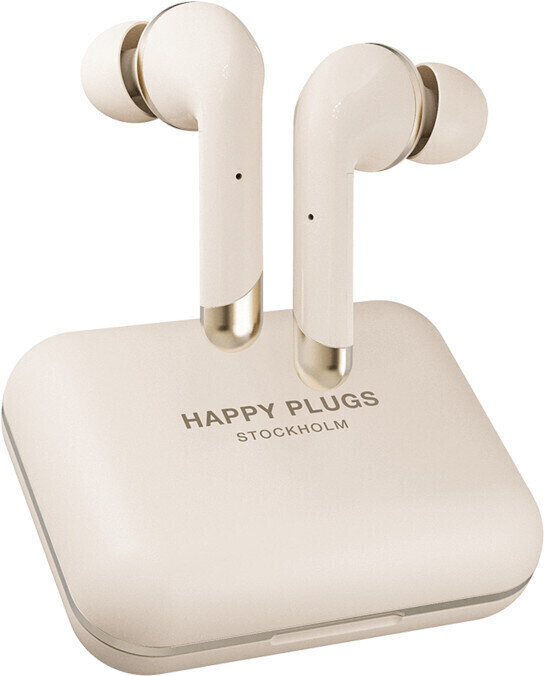 True trådløs i øre Happy Plugs Air 1 Plus In-Ear Gold