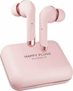 True trådløs i øre Happy Plugs Air 1 Plus In-Ear Pink Gold - 1