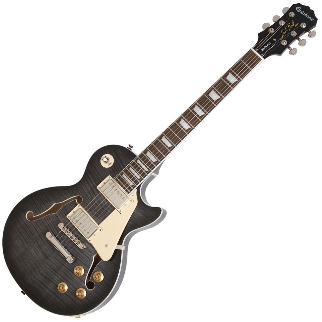 Elektromos gitár Epiphone Les Paul ES PRO Trans Black