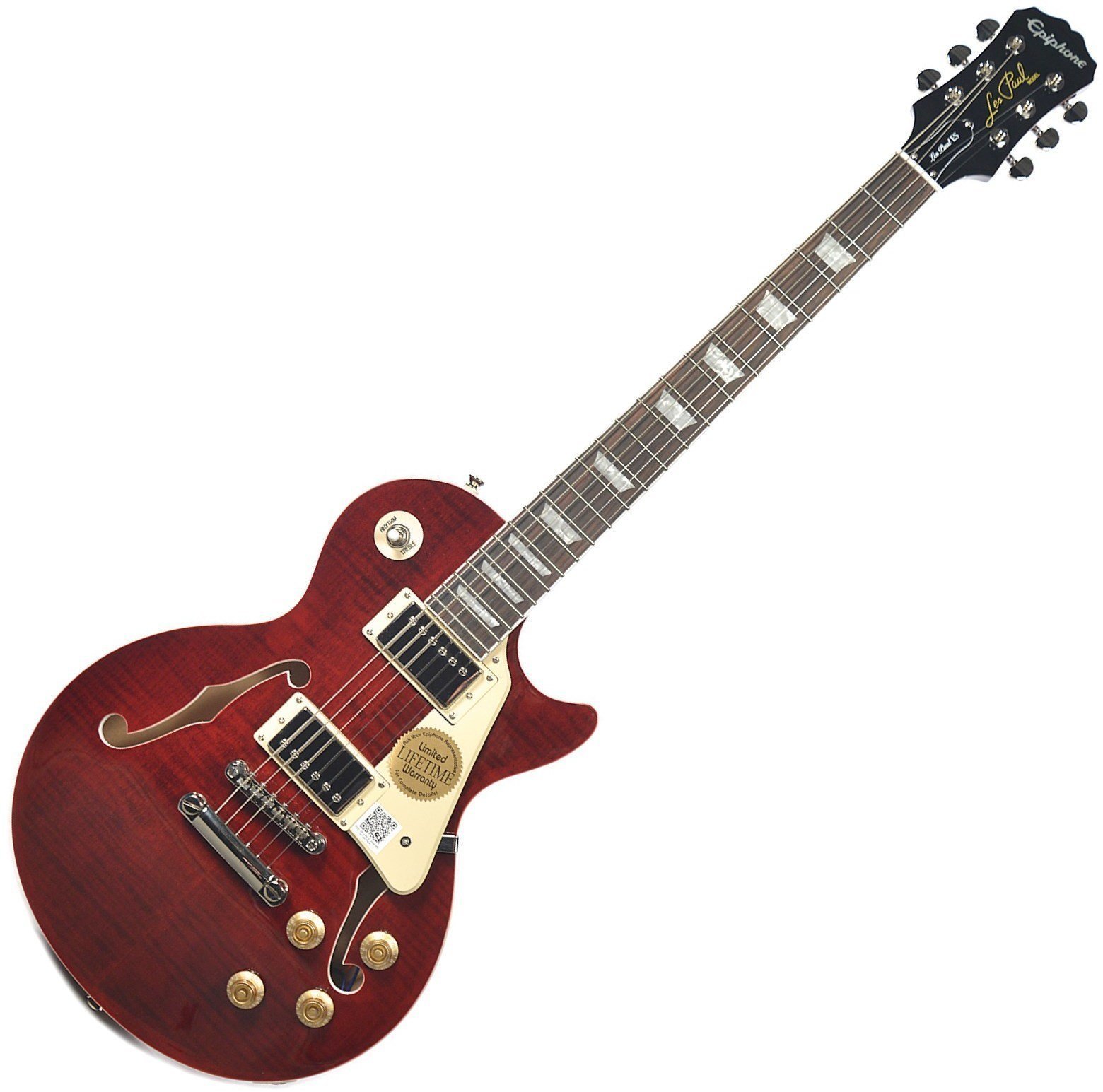 Elektromos gitár Epiphone Les Paul ES PRO Wine Red