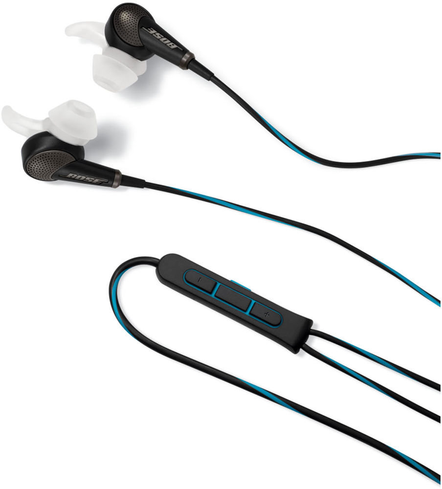 In-ear hörlurar Bose QuietComfort 20 Apple Black/Blue