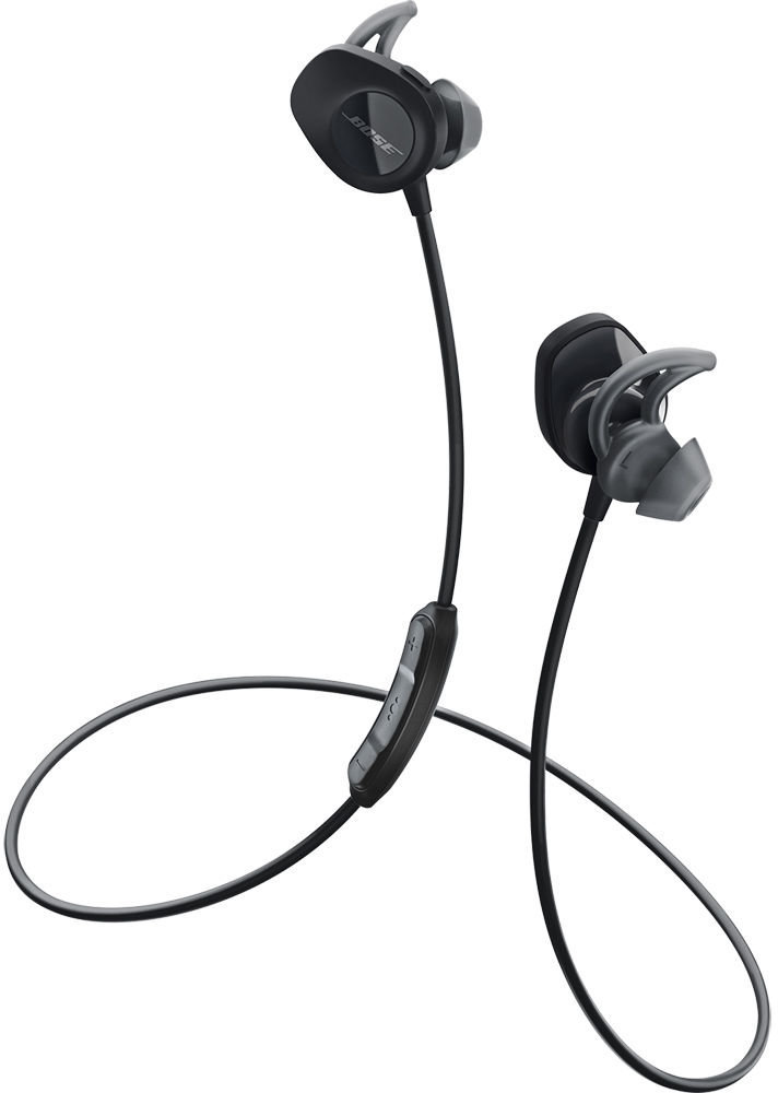 Bezprzewodowe słuchawki douszne Bose SoundSport Czarny