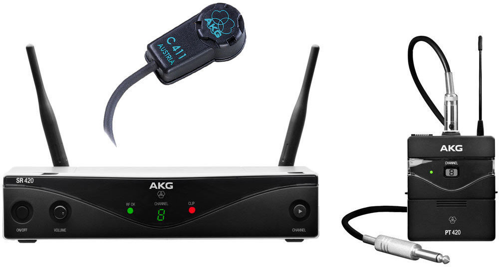Set Microfoni Wireless per Strumenti AKG WMS420 VIOLIN SET