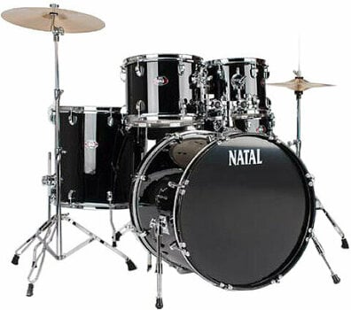 Akustik-Drumset Natal DNA Fusion Black - 1