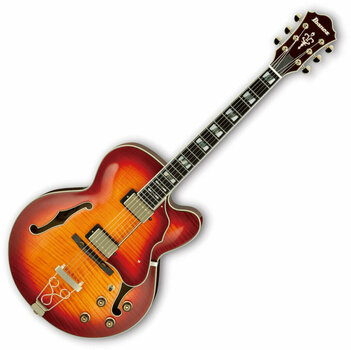 Semi-akoestische gitaar Ibanez AF155 Artstar Aged Whiskey Burst - 1