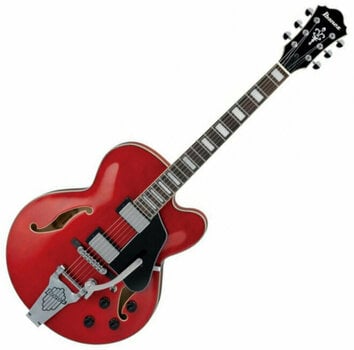 Guitare semi-acoustique Ibanez AFS75T Artcore Transparent Cherry Red - 1