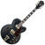 Halvakustisk gitarr Ibanez AF75G Artcore Black Flat