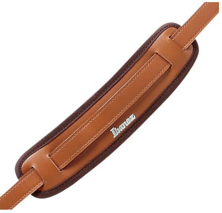 Leather guitar strap Ibanez GSRN50 Brown
