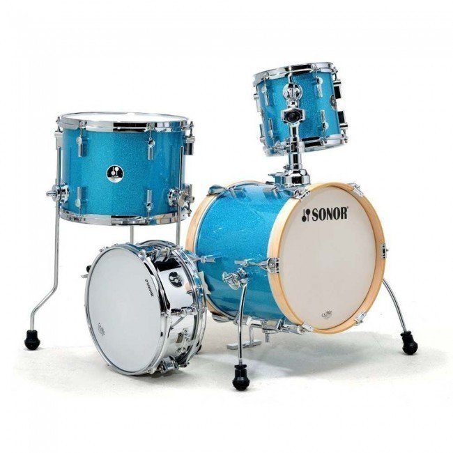 Akoestisch drumstel Sonor SSE 13 Martini Set Turquoise Galaxy Sparkle