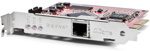 Ethernet-audioomzetter - geluidskaart Focusrite RedNEt PCIe