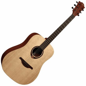 Guitare acoustique LAG T70D-HIT Natural Satin - 1