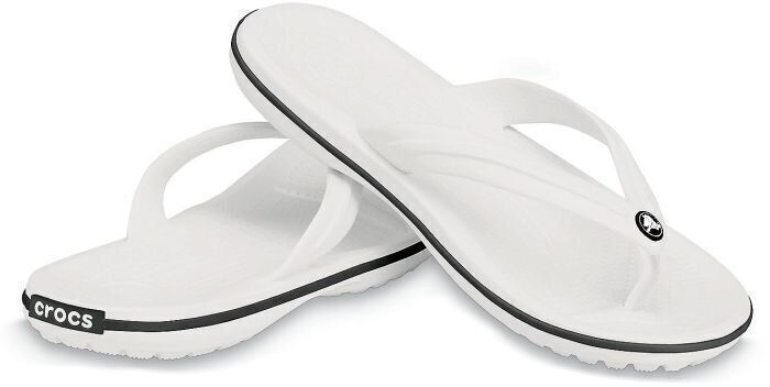 Unisex Schuhe Crocs Crocband Flip White 39-40