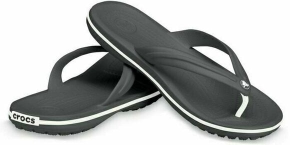 Unisex Schuhe Crocs Crocband Flip Black 46-47 - 1