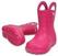 Buty żeglarskie dla dzieci Crocs Kids' Handle It Rain Boot Candy Pink 34-35