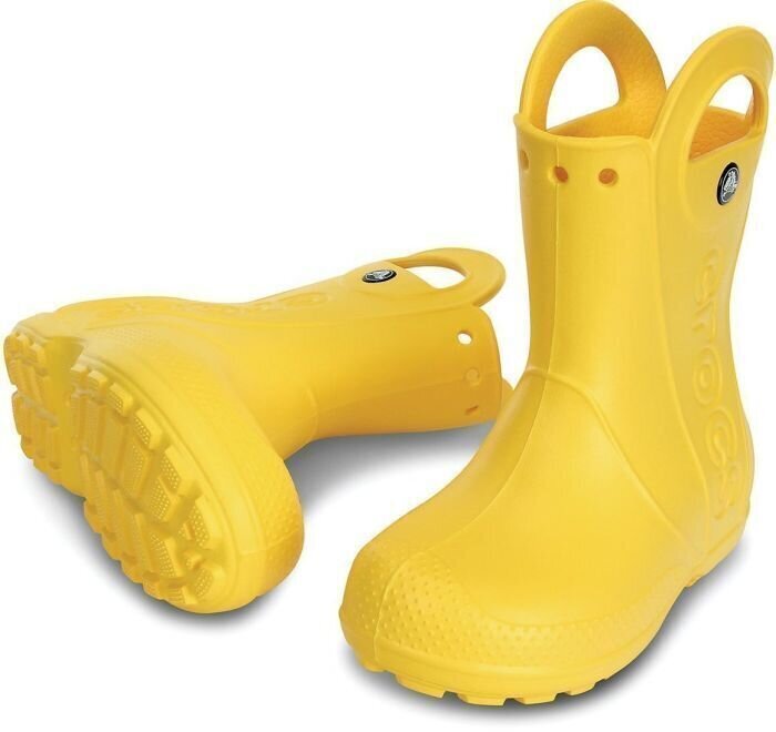 Buty żeglarskie dla dzieci Crocs Kids' Handle It Rain Boot Yellow 33-34