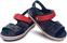 Kids Sailing Shoes Crocs Kids' Crocband Sandal Navy/Red 30-31