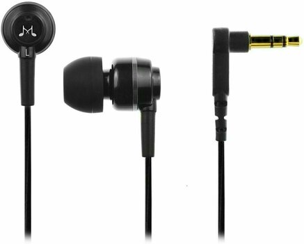 En la oreja los auriculares SoundMAGIC ES18 Black-Gray - 1