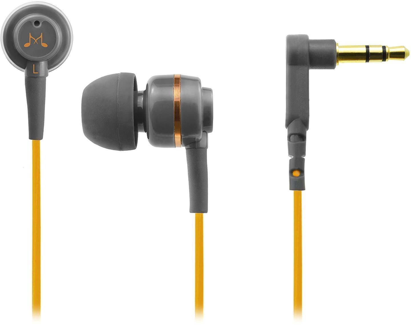 In-Ear Headphones SoundMAGIC ES18 Gray-Orange