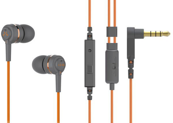 In-ear hoofdtelefoon SoundMAGIC ES18S Grey-Orange