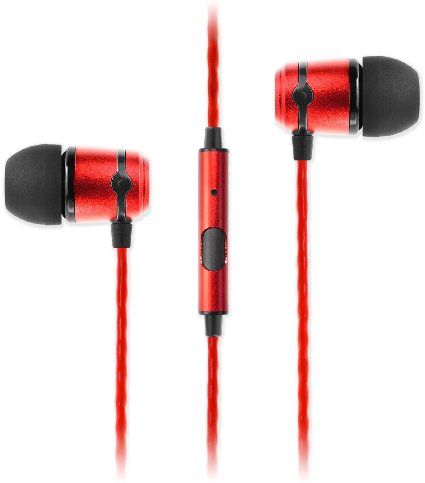 Auscultadores intra-auriculares SoundMAGIC E50S Black-Red