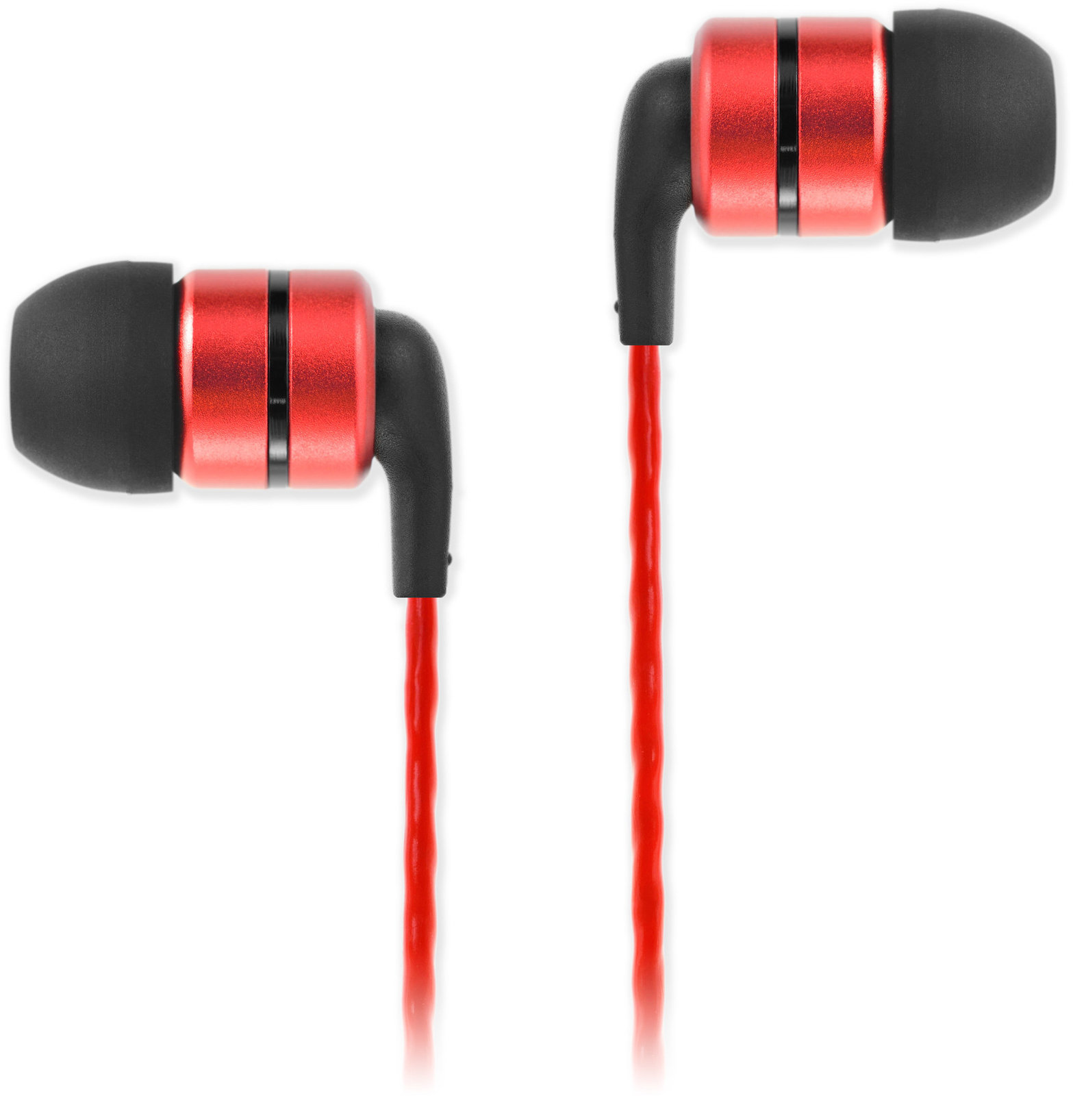 Auscultadores intra-auriculares SoundMAGIC E80 Black-Red