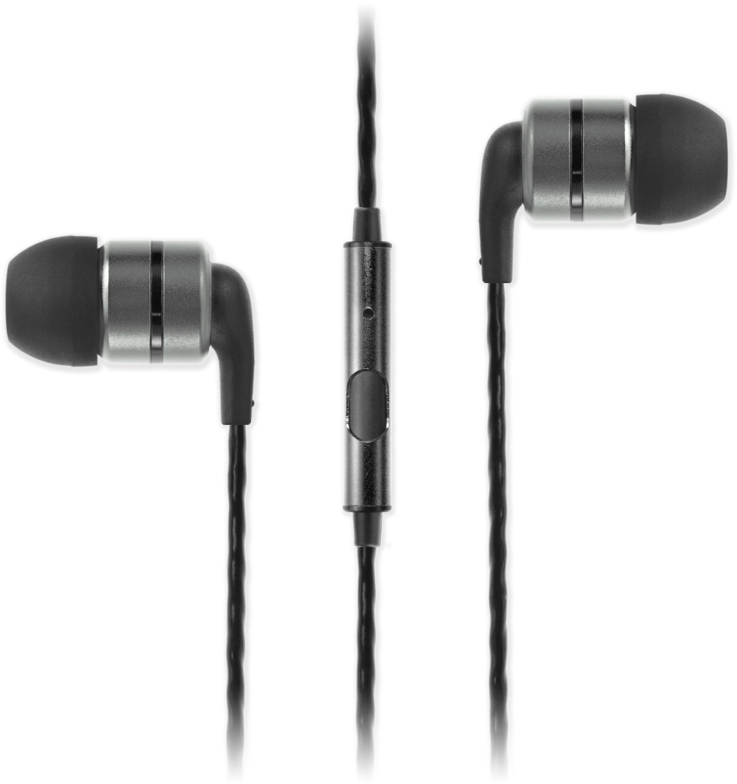 En la oreja los auriculares SoundMAGIC E80S Black-Gun