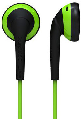 In-Ear Headphones SoundMAGIC EP10 Black-Green