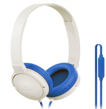 Hör-Sprech-Kombination SoundMAGIC P10S White-Blue