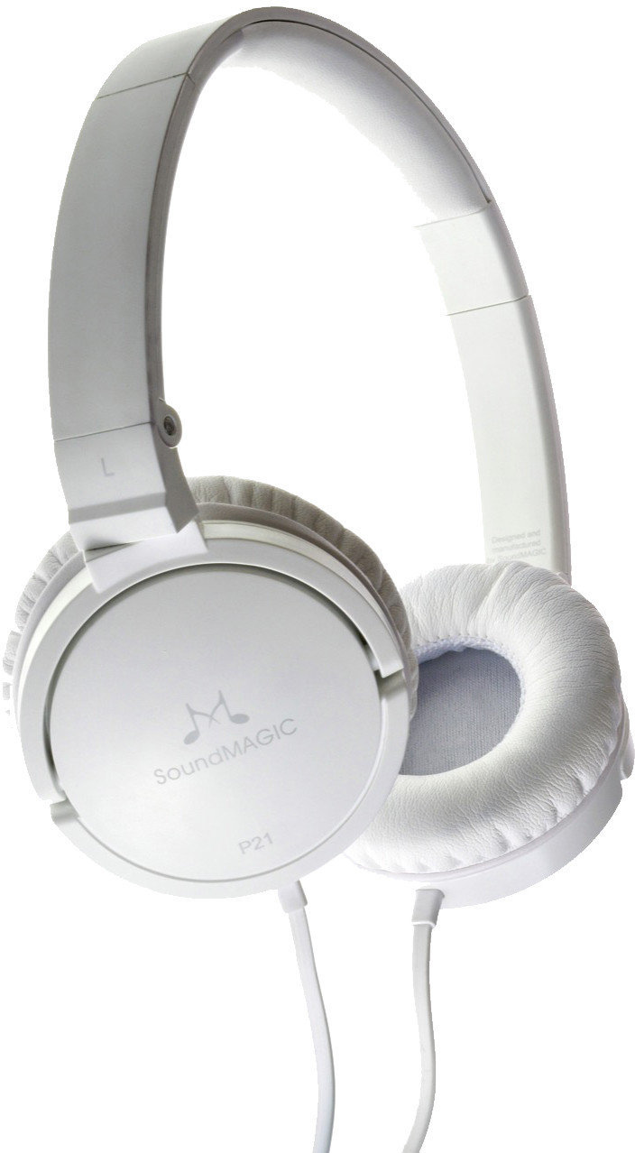 Slušalke na ušesu SoundMAGIC P21 White