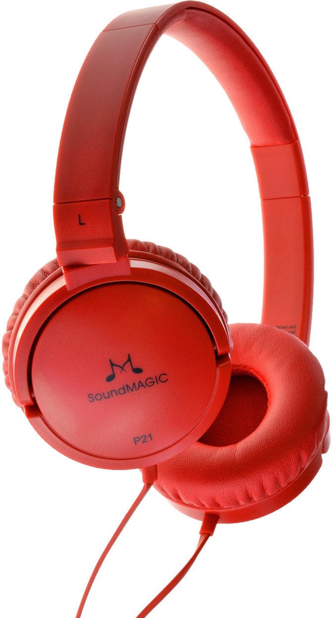 Auscultadores on-ear SoundMAGIC P21 Red
