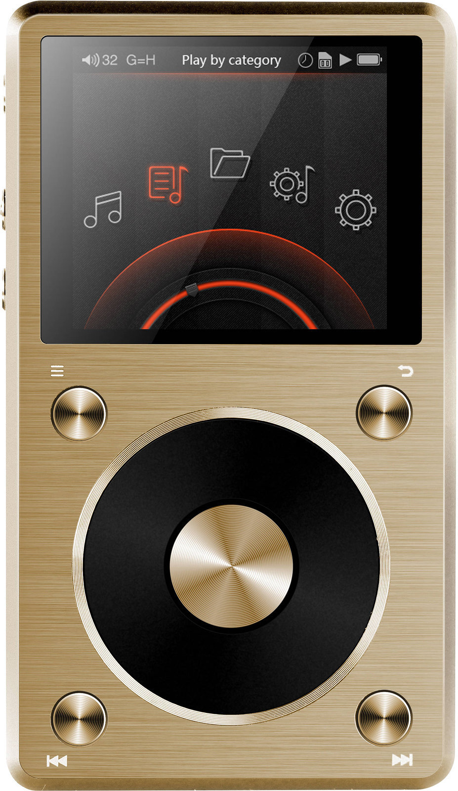Reproductor de música portátil FiiO X5 2nd Gen Gold Limited Edition